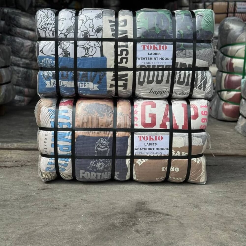 LADIES SWEETSHIRT & HOODIE (MIX) GRED A/B