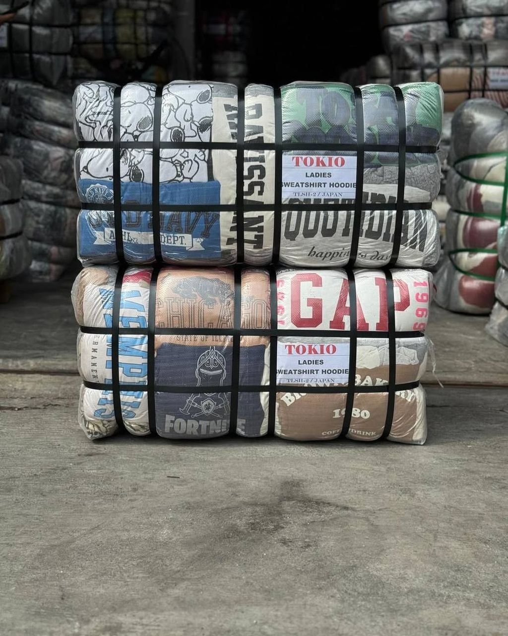 LADIES SWEETSHIRT & HOODIE (MIX) GRED A/B